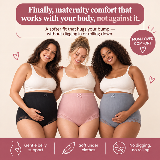 MiaBump™ Ultra-Soft Maternity Briefs