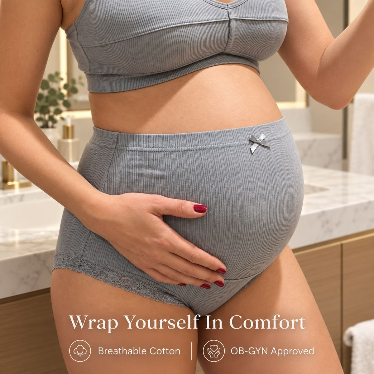 MiaBump™ Ultra-Soft Maternity Briefs