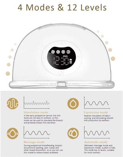Wearable Hands-Free S39 Electric Breast Pump