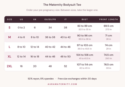 MIA BUMP™ Maternity Bodysuit Tee