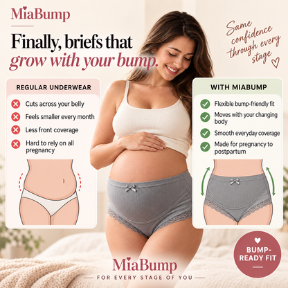 MiaBump™ Ultra-Soft Maternity Briefs