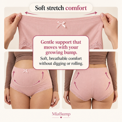 MiaBump™ Ultra-Soft Maternity Briefs