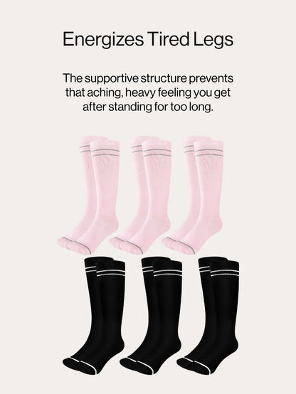 MIA BUMP™ Anti-Swell Maternity Relief Socks (3-Pack)