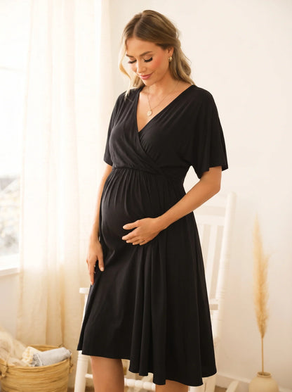 MIA BUMP™ 3-in-1 Maternity Nursing Dress & Hospital Gown