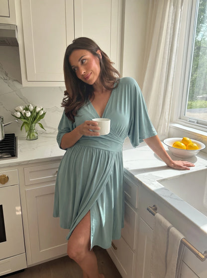 MIA BUMP™ 3-in-1 Maternity Nursing Dress & Hospital Gown
